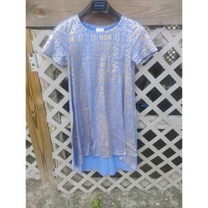 NEW LuLaRoe XS Carly Swing Dress High-Lo Hem - Bold Abstract Geometric Tribal